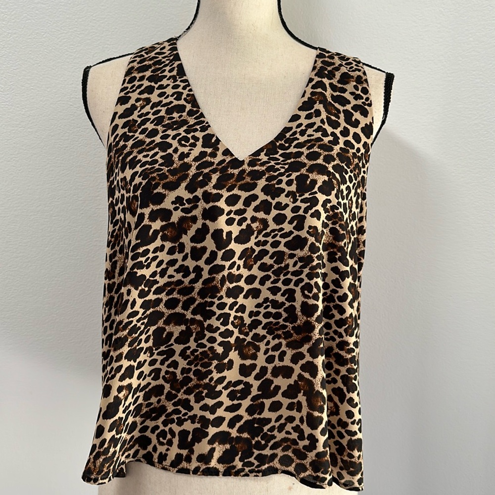 ZLPOTT ZARA Leopard Print Oversized Tank Top